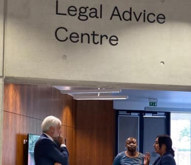 Richard Burge at Legal Advice Centre