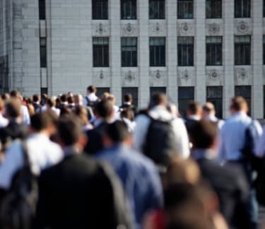 Image of people walking