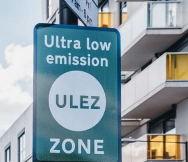 Ulez road sign