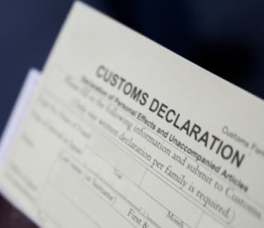 Customs Declarations documents