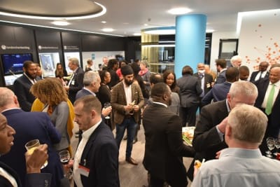 People networking at the London Chamber