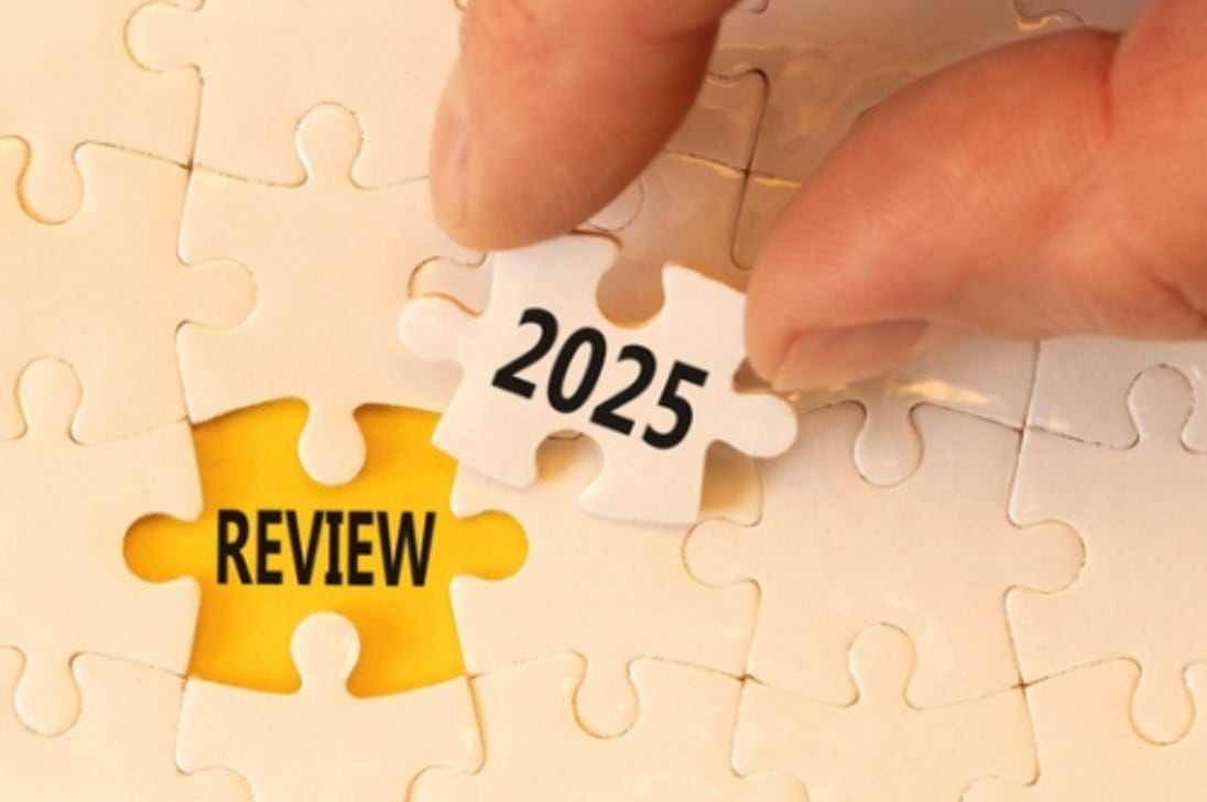 Puzzle with review written