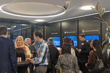 People networking in the LCCI's maximise your membership