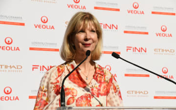 Julia Onslow at the Summer garden party