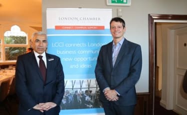 Gareth Powell, Managing Director at London Stansted Airport speaks at Roundtable