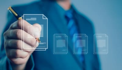 Person using a Digital documents