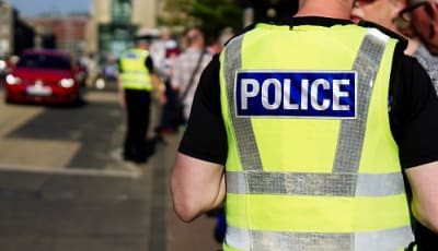 Policeman with a waistcoat