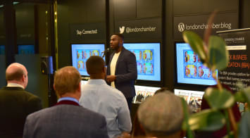 Speaker at a LCCI event in Members' lounge