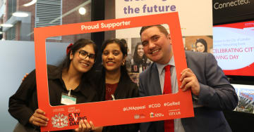 City Giving day attendees