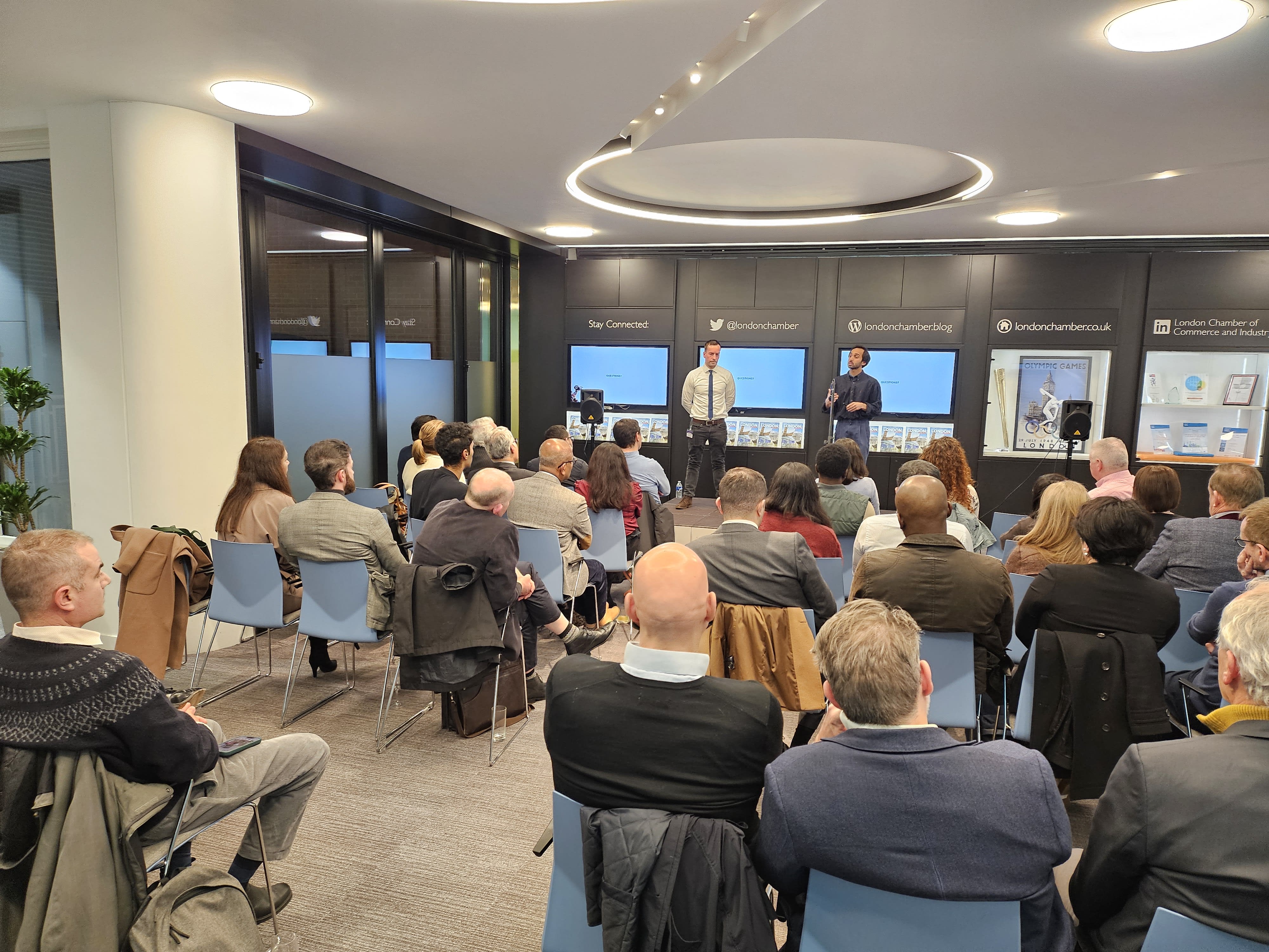 Event attendees sitting at a LCCI Event