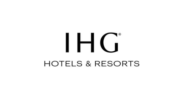 IHG company white logo