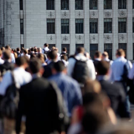 Image of people walking