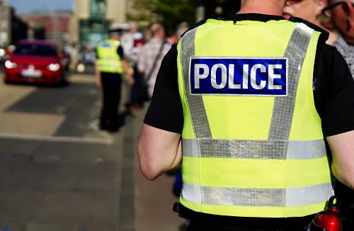 Policeman with a waistcoat