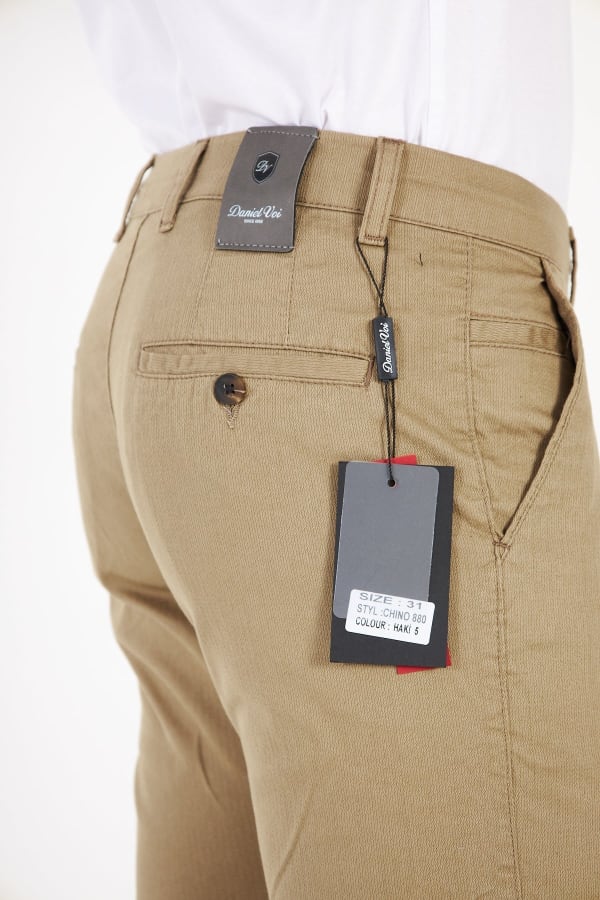 Chino Haki Slim Fit Pamuklu Pantolon — 7