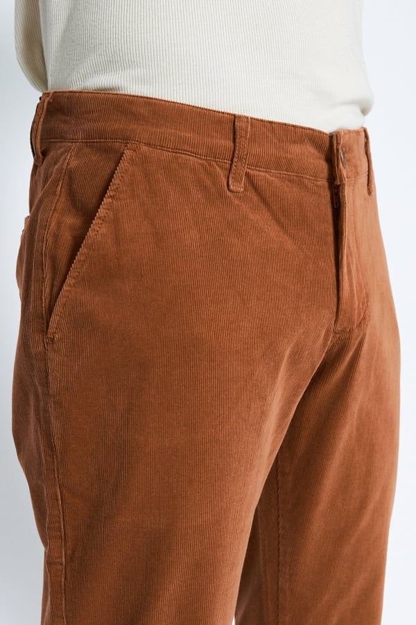 Kadife Yandan Cepli Camel Regular Fit Erkek Pamuklu Pantolon — 10