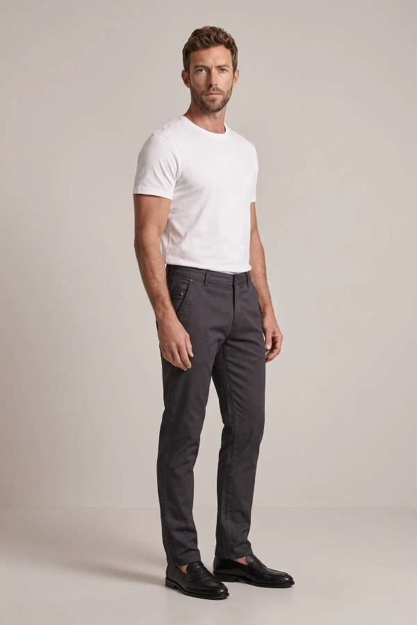 Chino Model Antrasit Slim Fit Daniel Voi Pantolon — 2