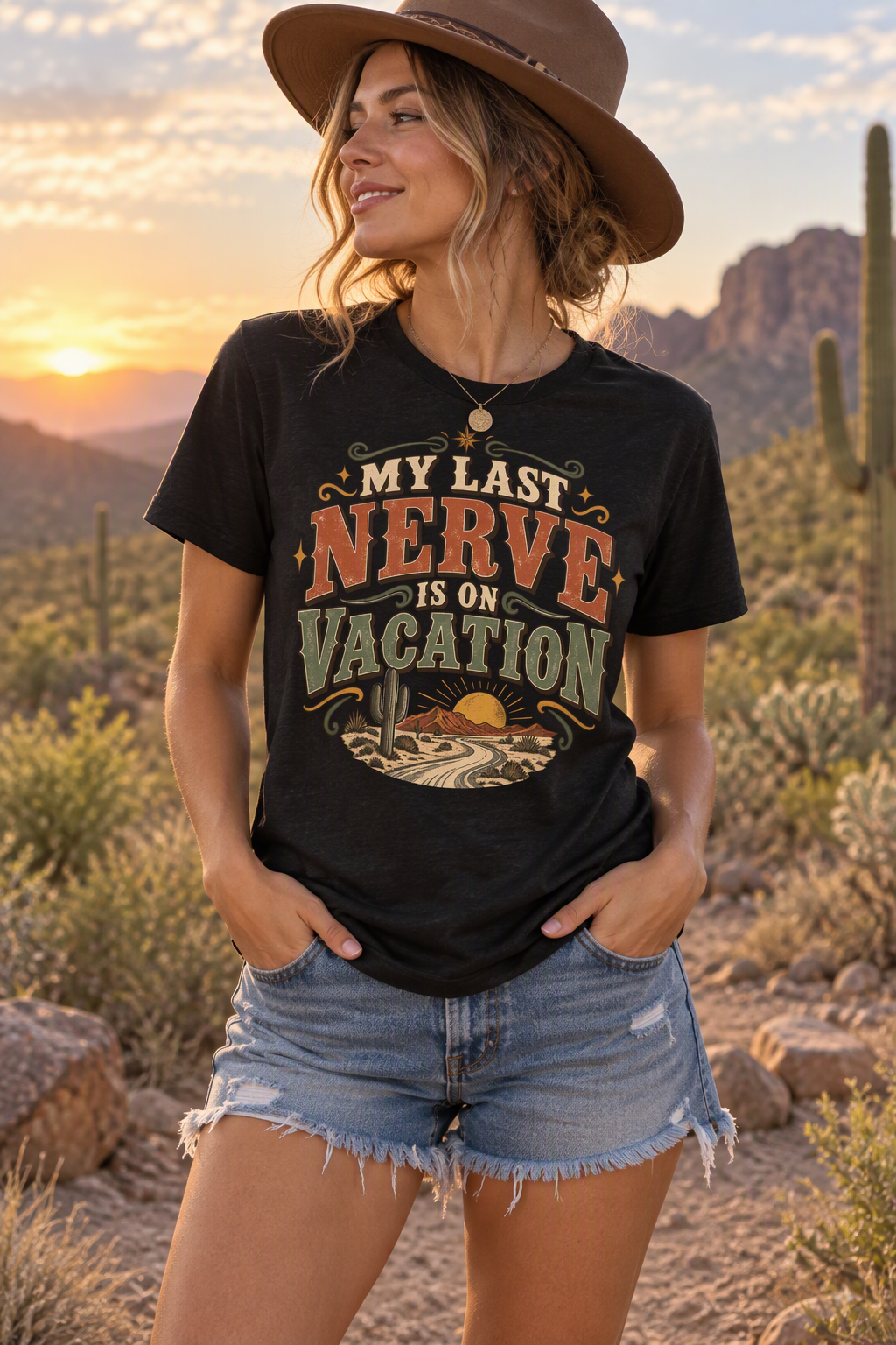My Last Nerve Is on Vacation Shirt