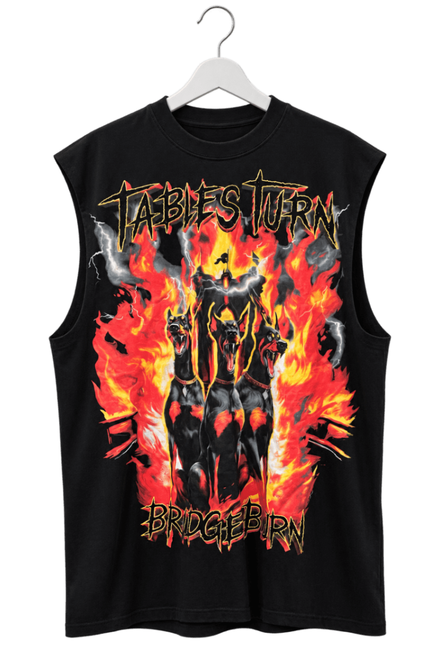 Tables Turn Bridgeburn Graphic Sleeveless T-Shirt