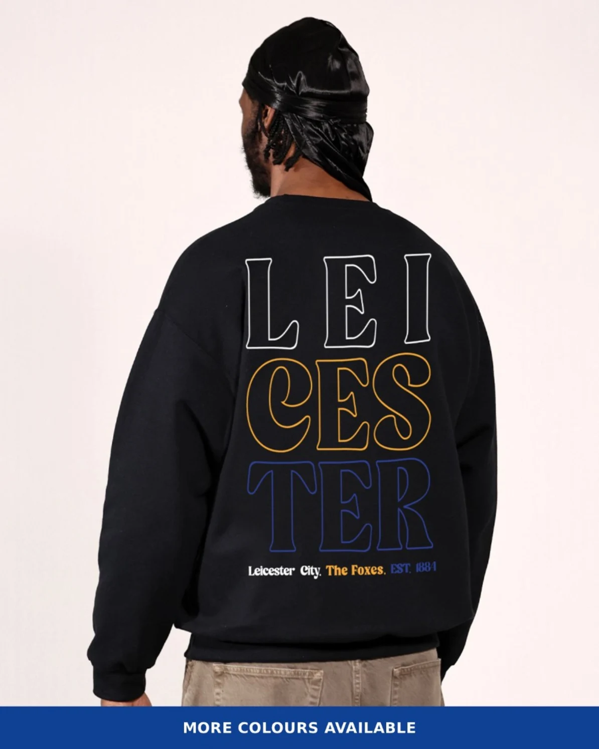 Leicester City Three Colour Crest Sweatshirt - Adults
