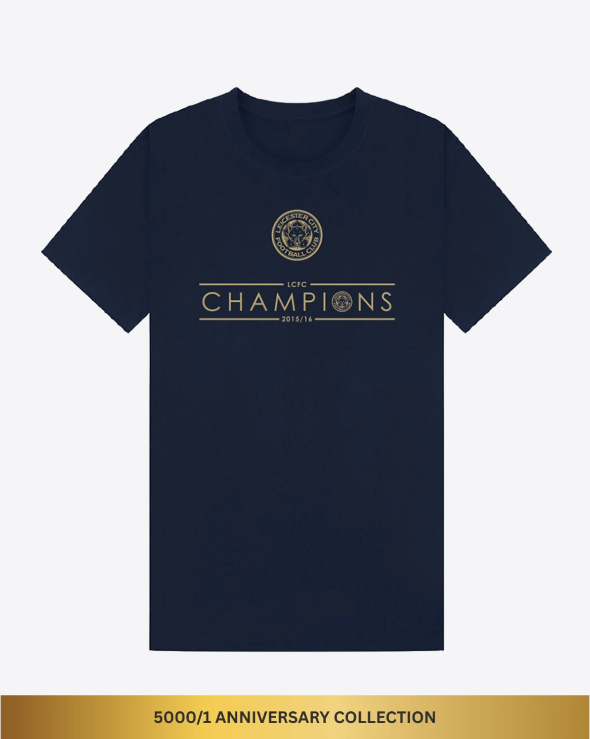 5000/1 Anniversary Collection - Navy Champions T-Shirt - Adults