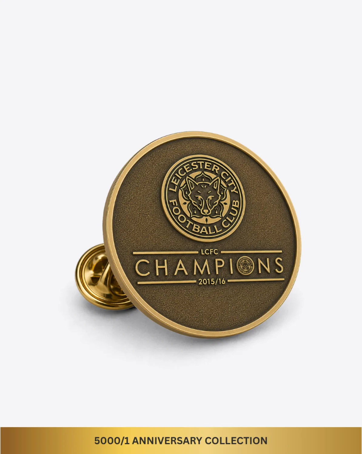 5000/1 Anniversary Collection - Gold Pin Badge