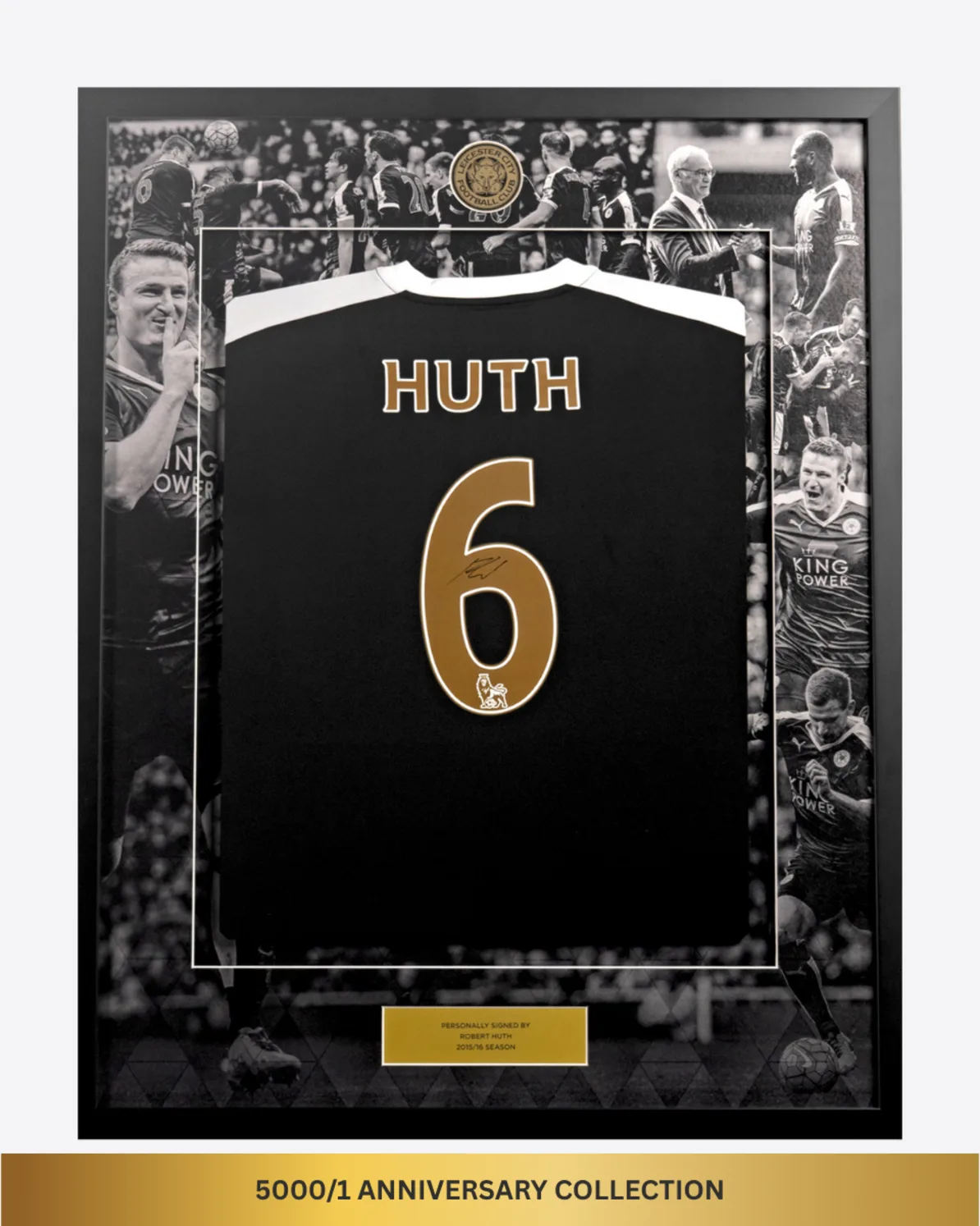 5000/1 Anniversary Collection - Framed Huth Signed Away Shirt