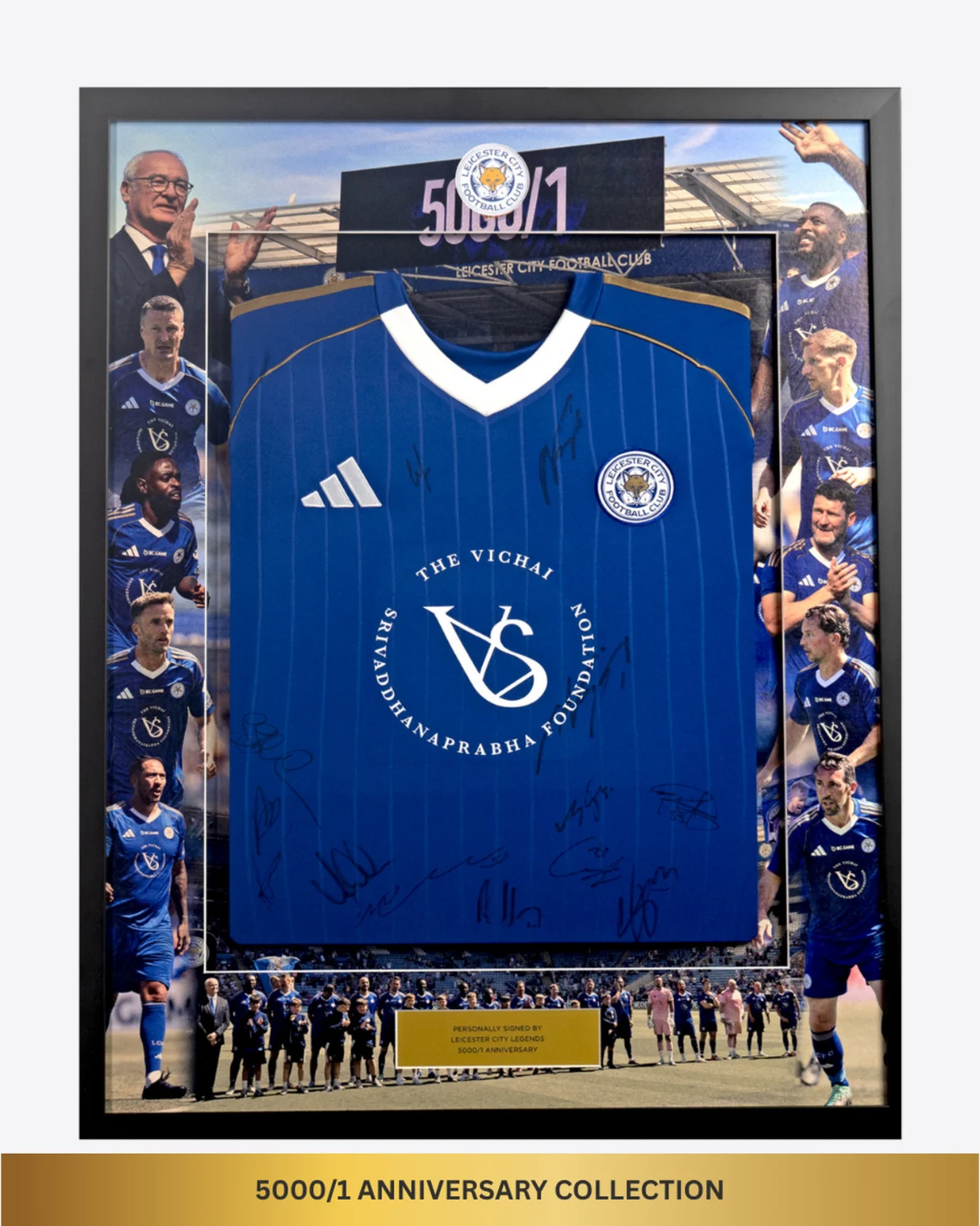 5000/1 Anniversary Collection - Framed Legends Squad Signed Shirt