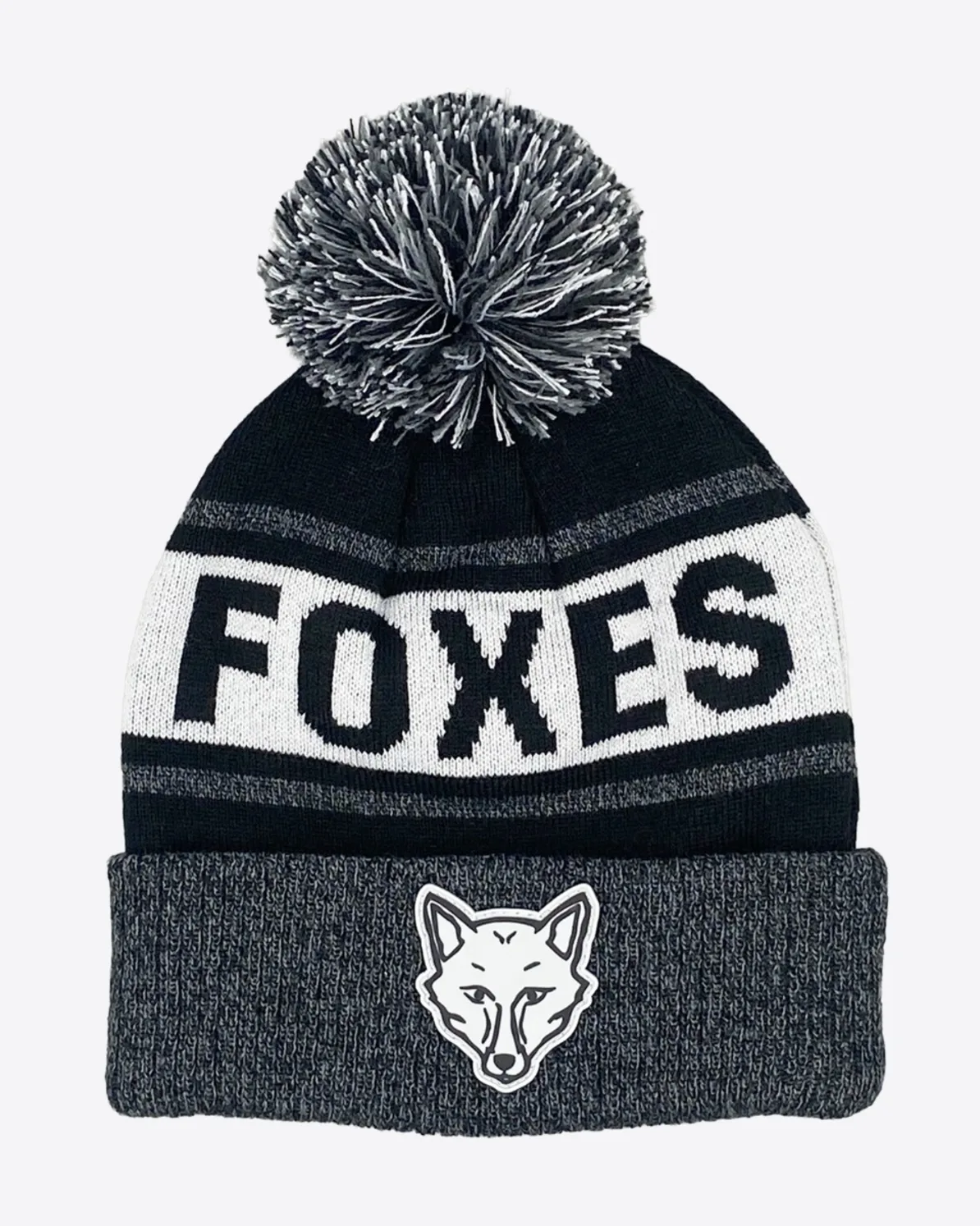 Leicester City Mono Foxes Bobble Cuff Knit