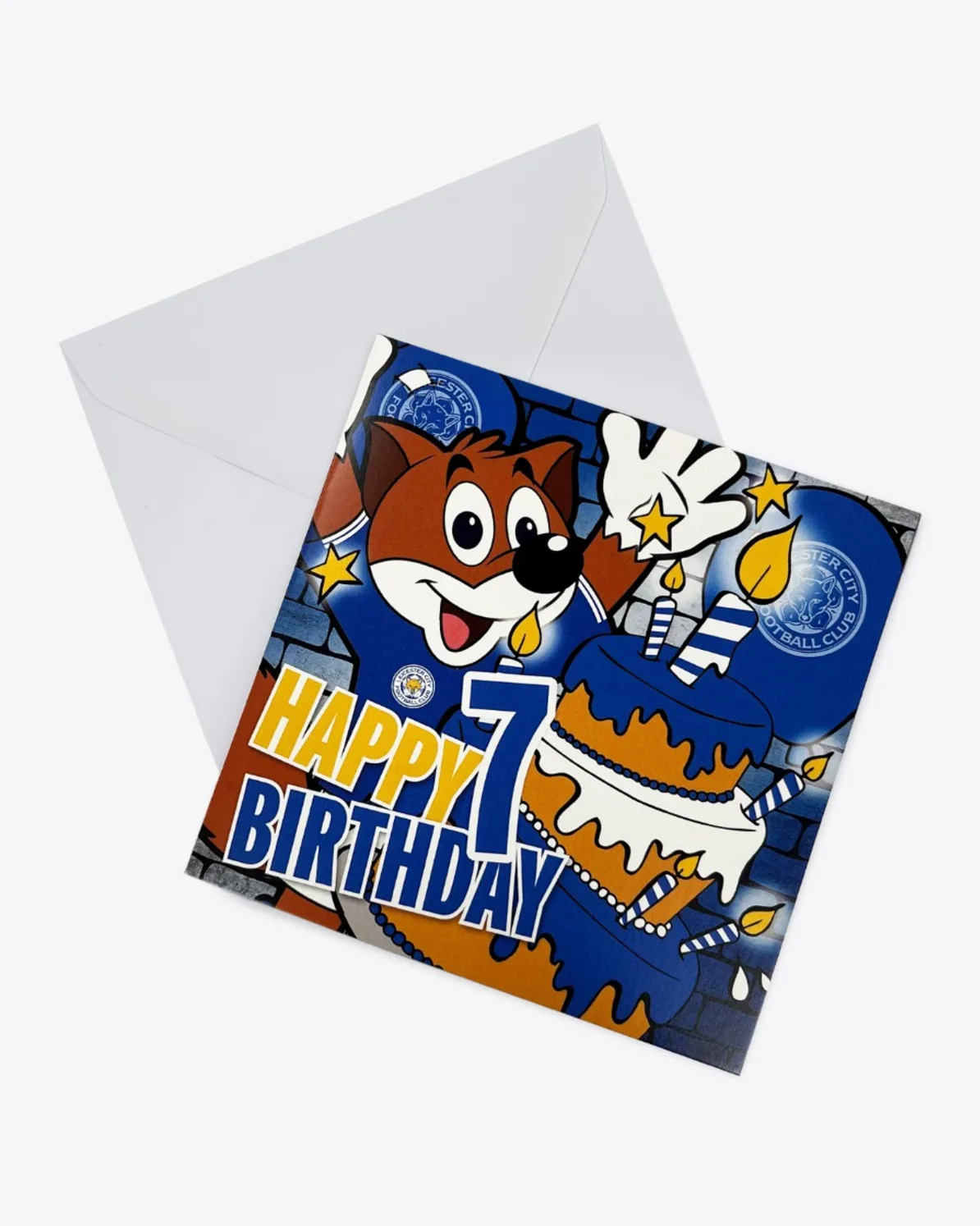 Leicester City Greetings Card - Filbert Age 7