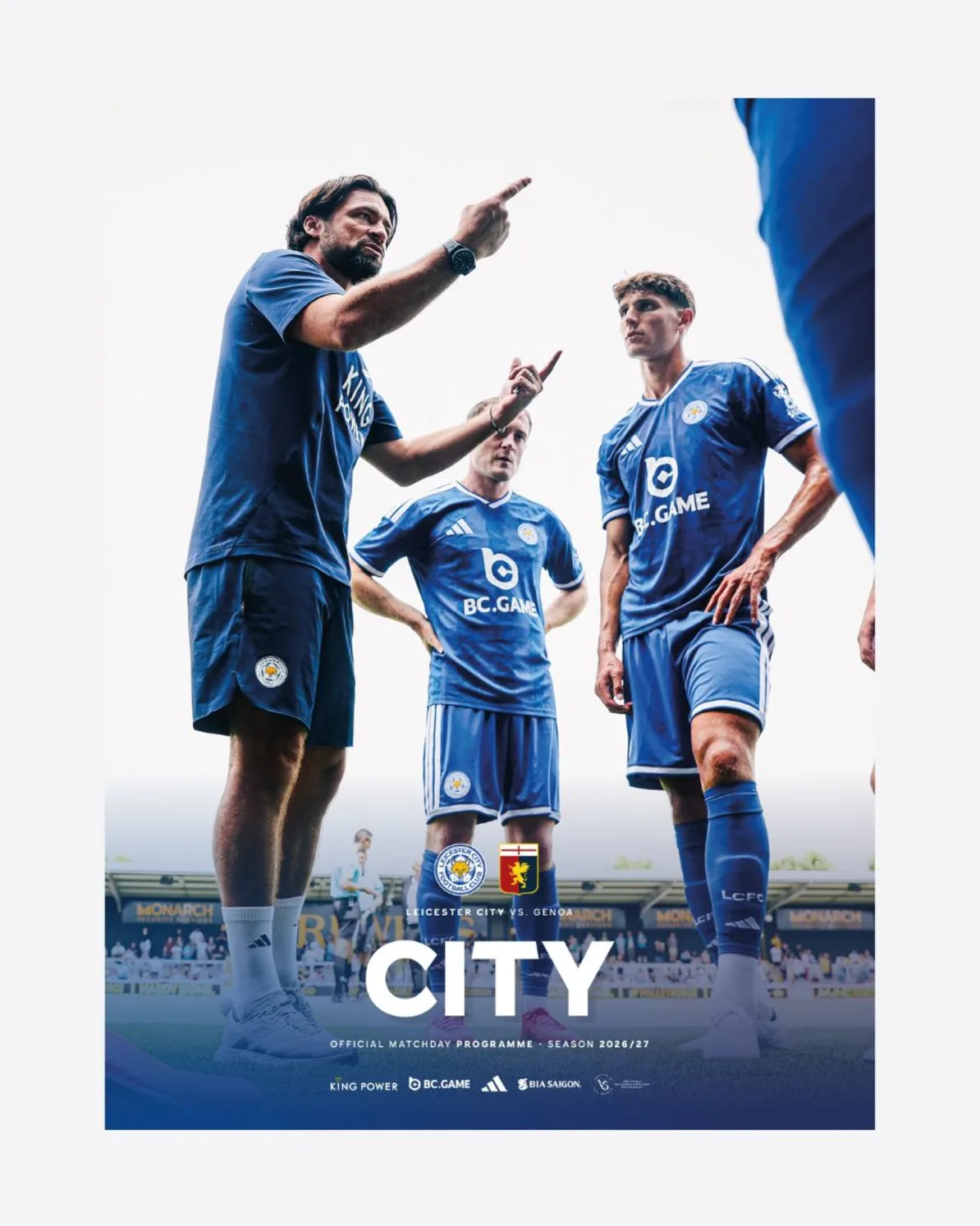 CITY Matchday Magazine - Leicester City vs. Genoa 2026/27