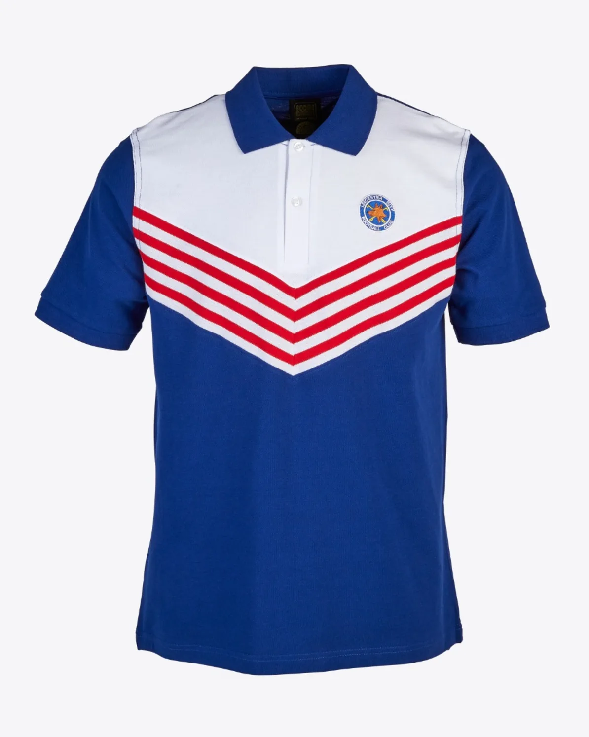 Leicester City Retro 1976 Polo Shirt - Mens