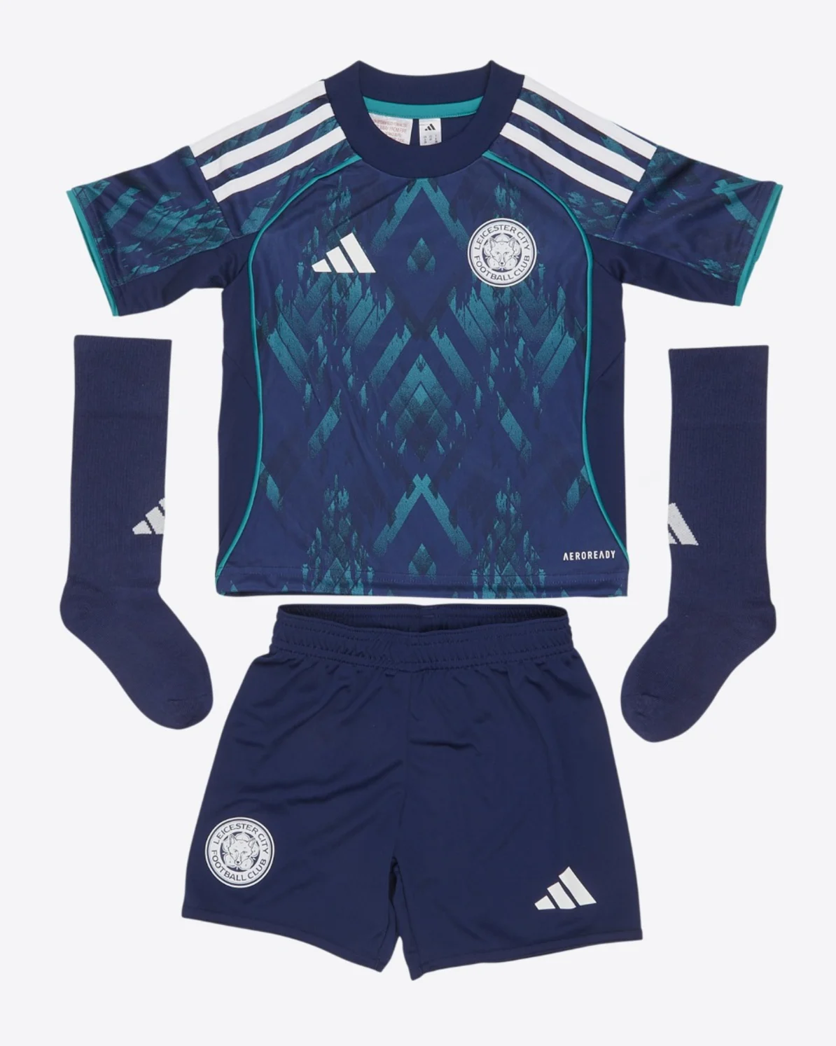 Leicester City Men's Away Shirt 2025/26 – Mini Kit