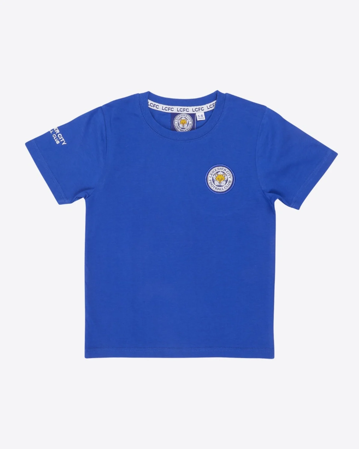 Leicester City Blue Essential Crest T-Shirt - Kids