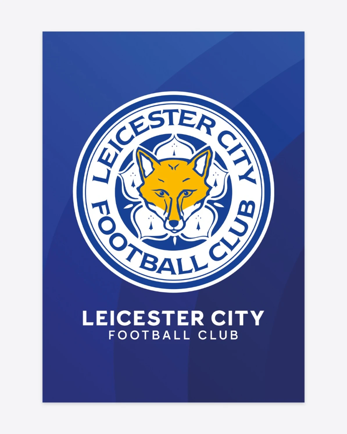 Leicester City A3 Poster - Crest