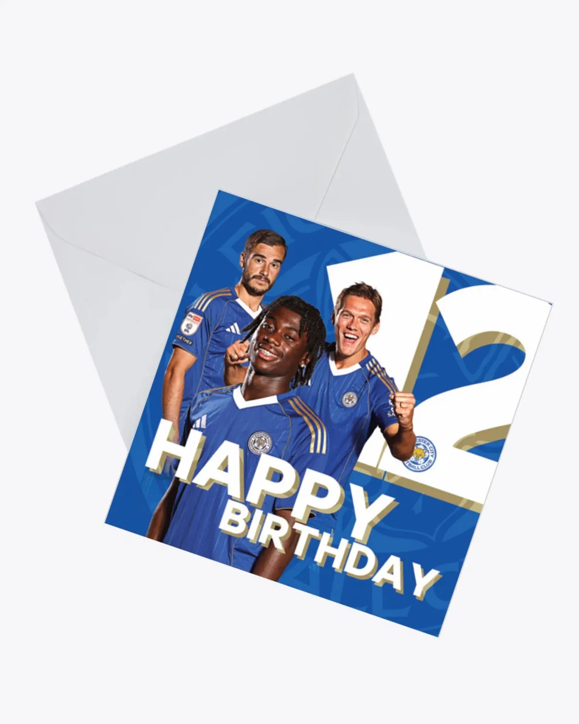 Leicester City Greetings Card - Players Age 12 2025/26