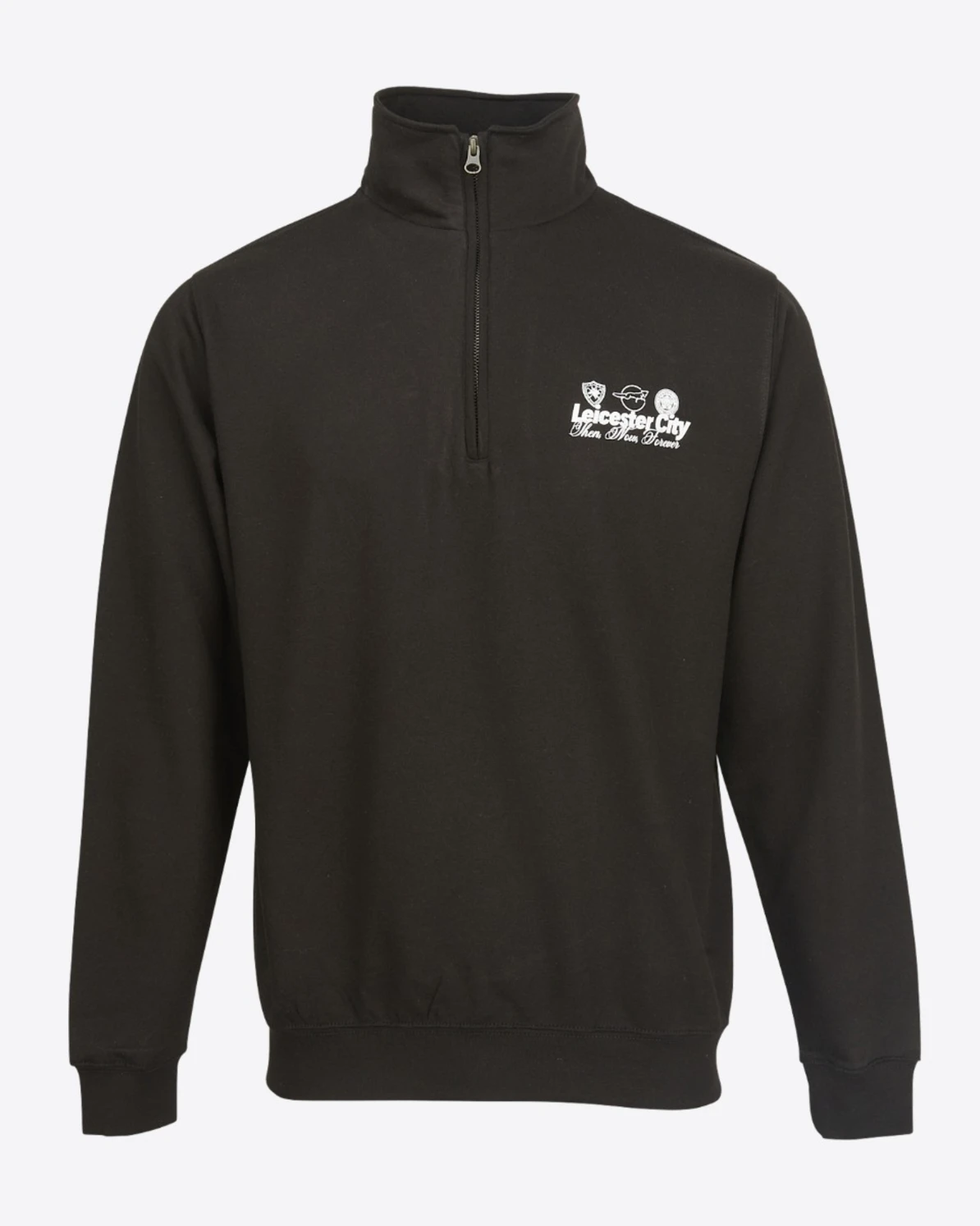 Leicester City Fosse to City 1/4 Zip Sweatshirt - Mens