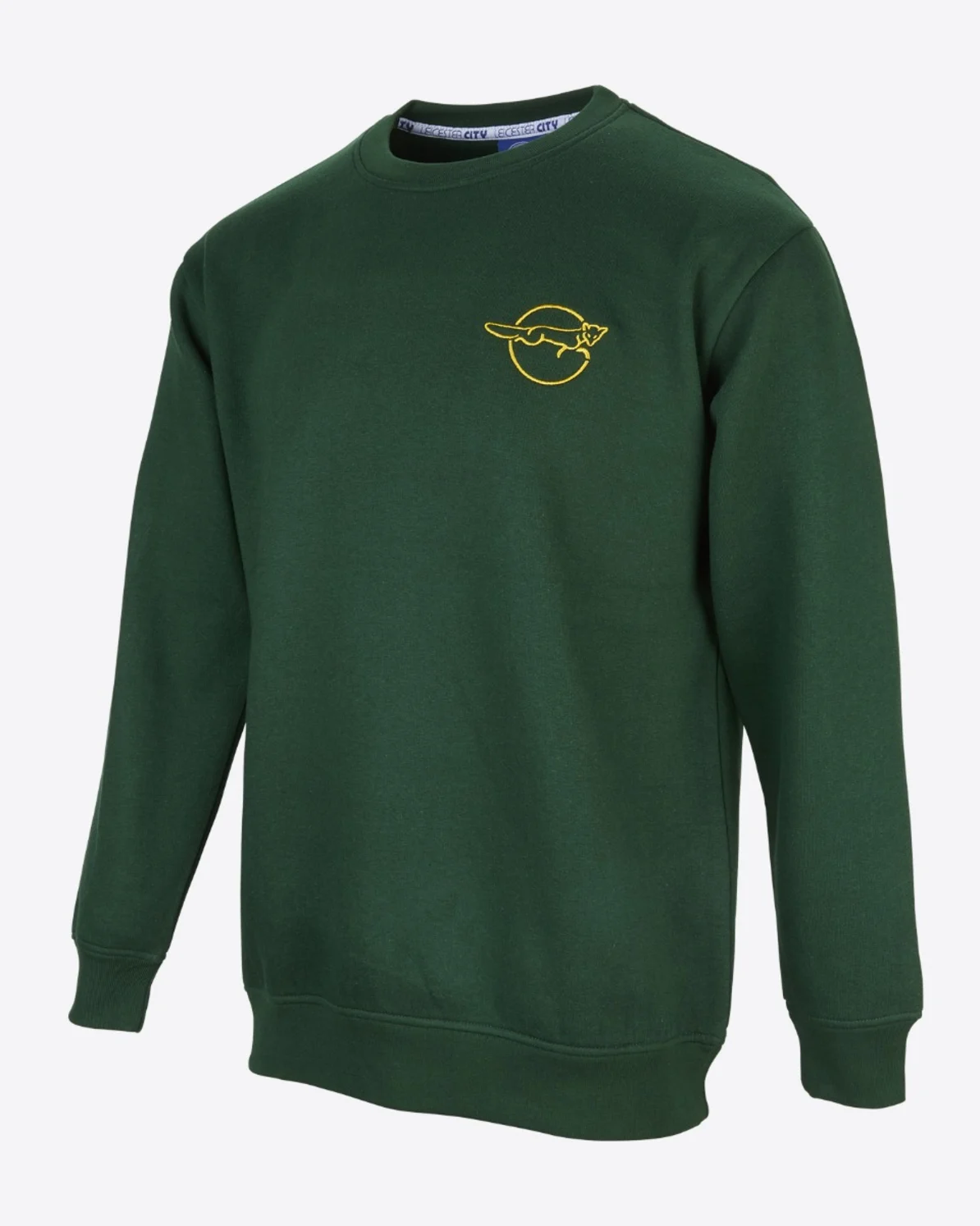 Leicester City Green Essential Retro Sweatshirt - Mens