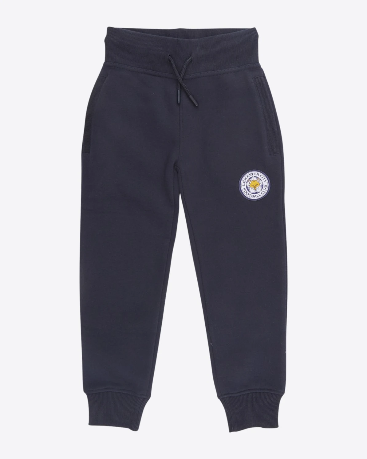 Leicester City Navy Essential Crest Jogger - Kids
