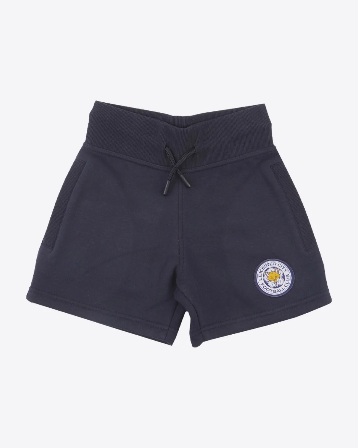 Leicester City Navy Essential Crest Shorts - Kids