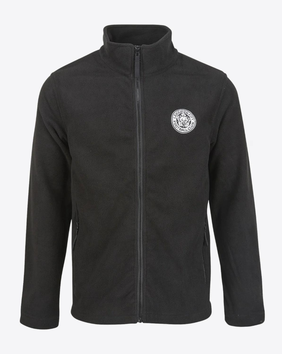 Leicester City Black Fleece Jacket - Mens