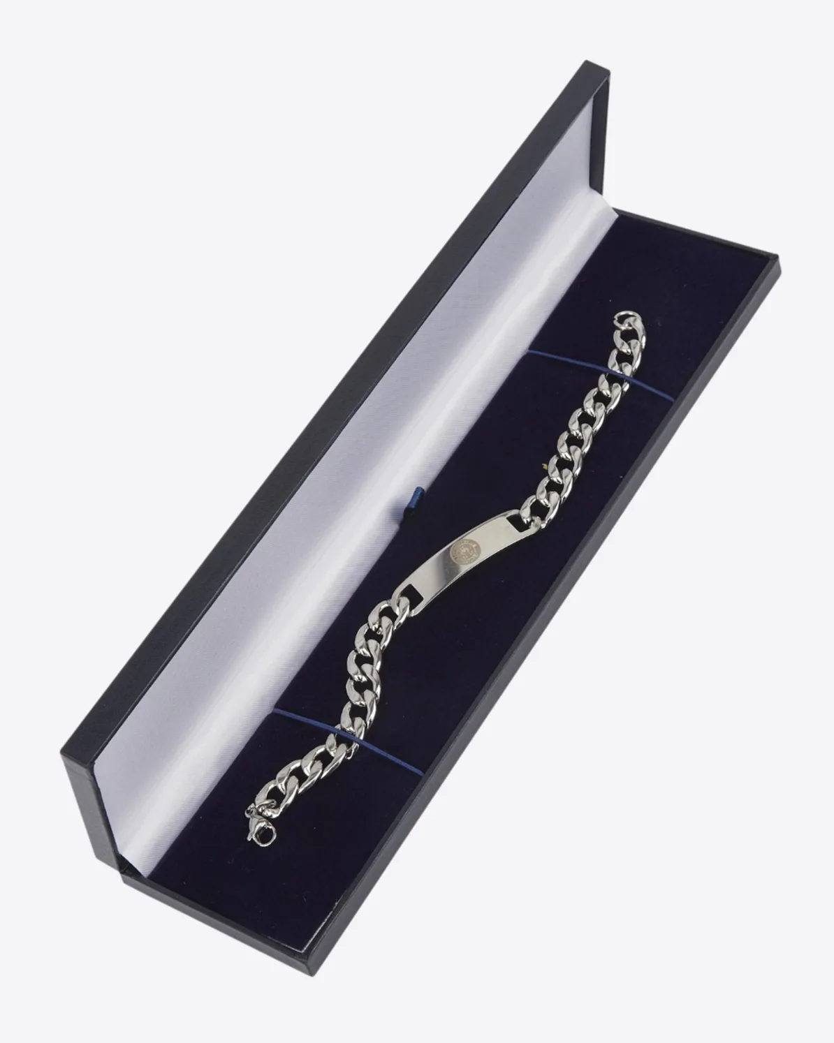 Leicester City Stainless Steel Crest Bracelet