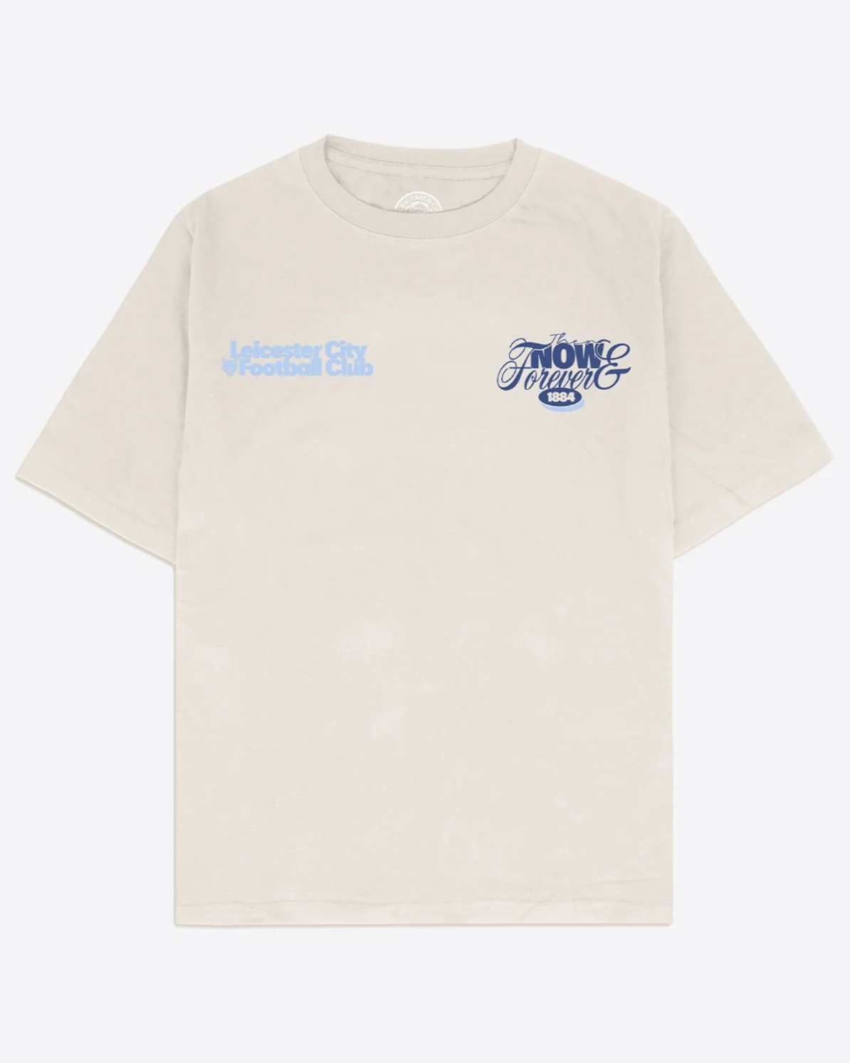 Leicester City Then, Now & Forever Script T-Shirt - Mens