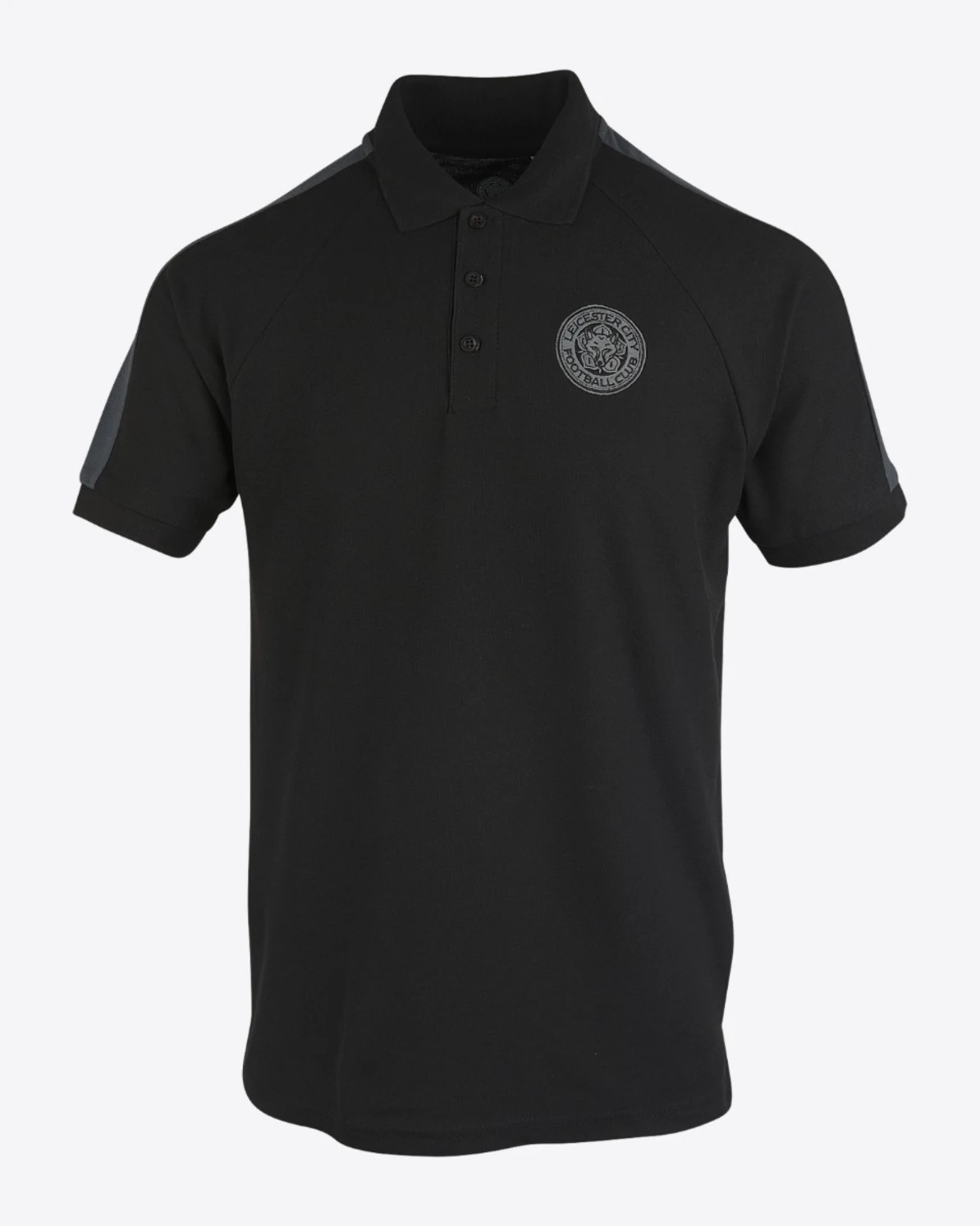 Leicester City Pitch Black Polo - Mens