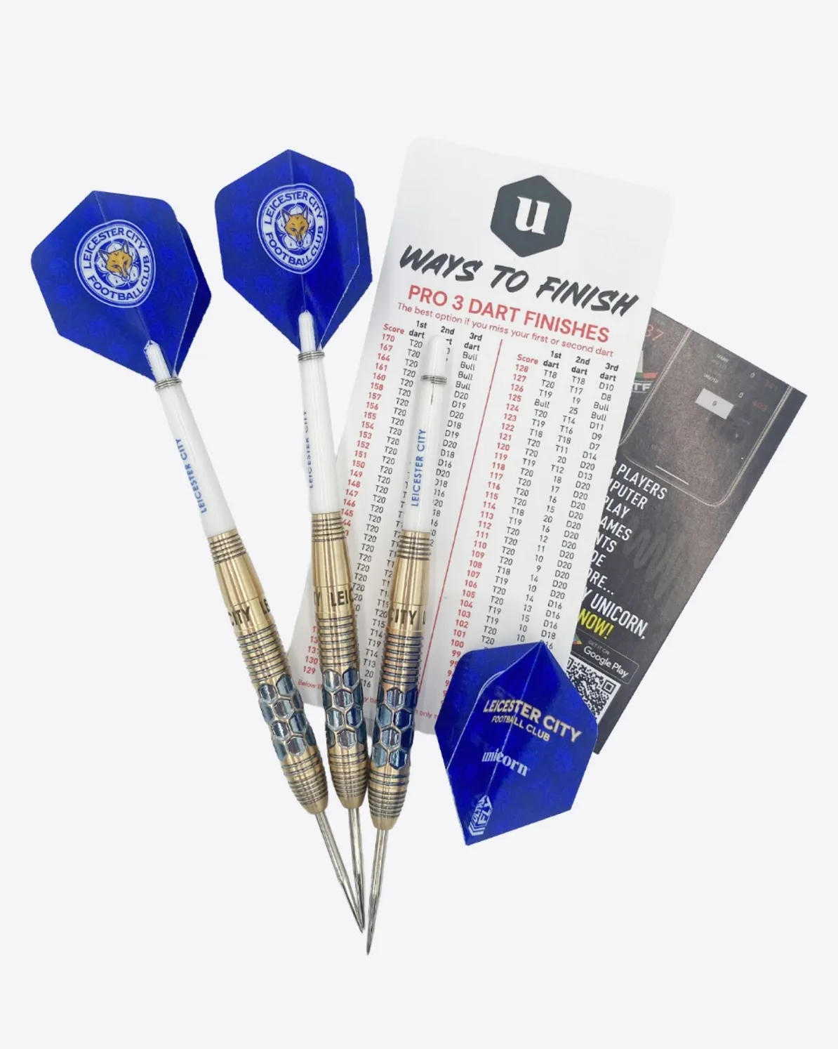 LCFC x Unicorn – Core Plus Brass Darts (23g)