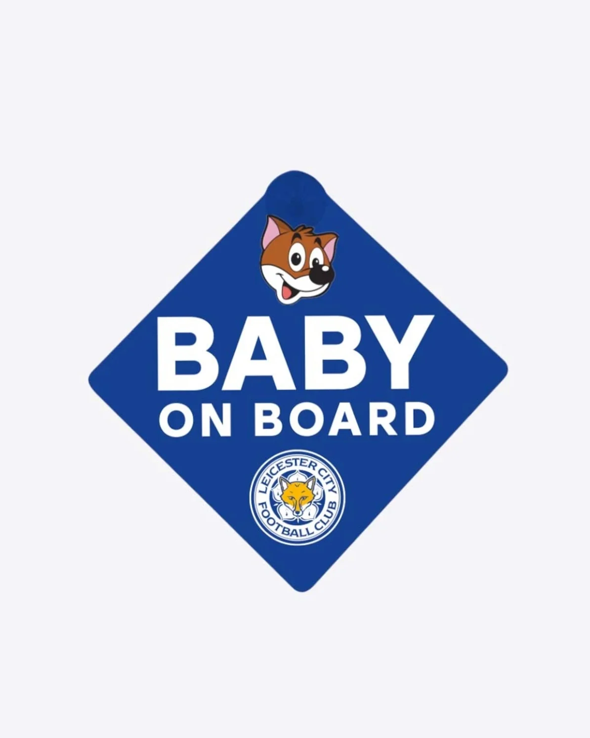 Leicester City Baby On Board Car Sign