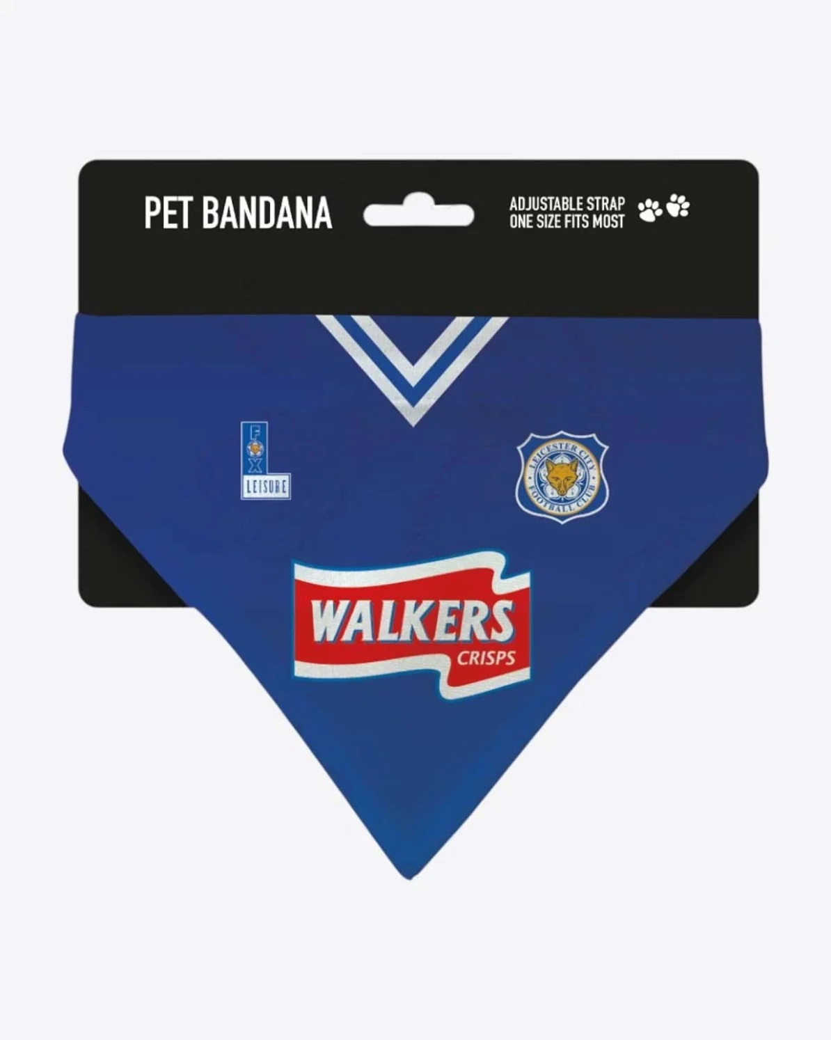 Leicester City Retro 1996 Home Pet Bandana