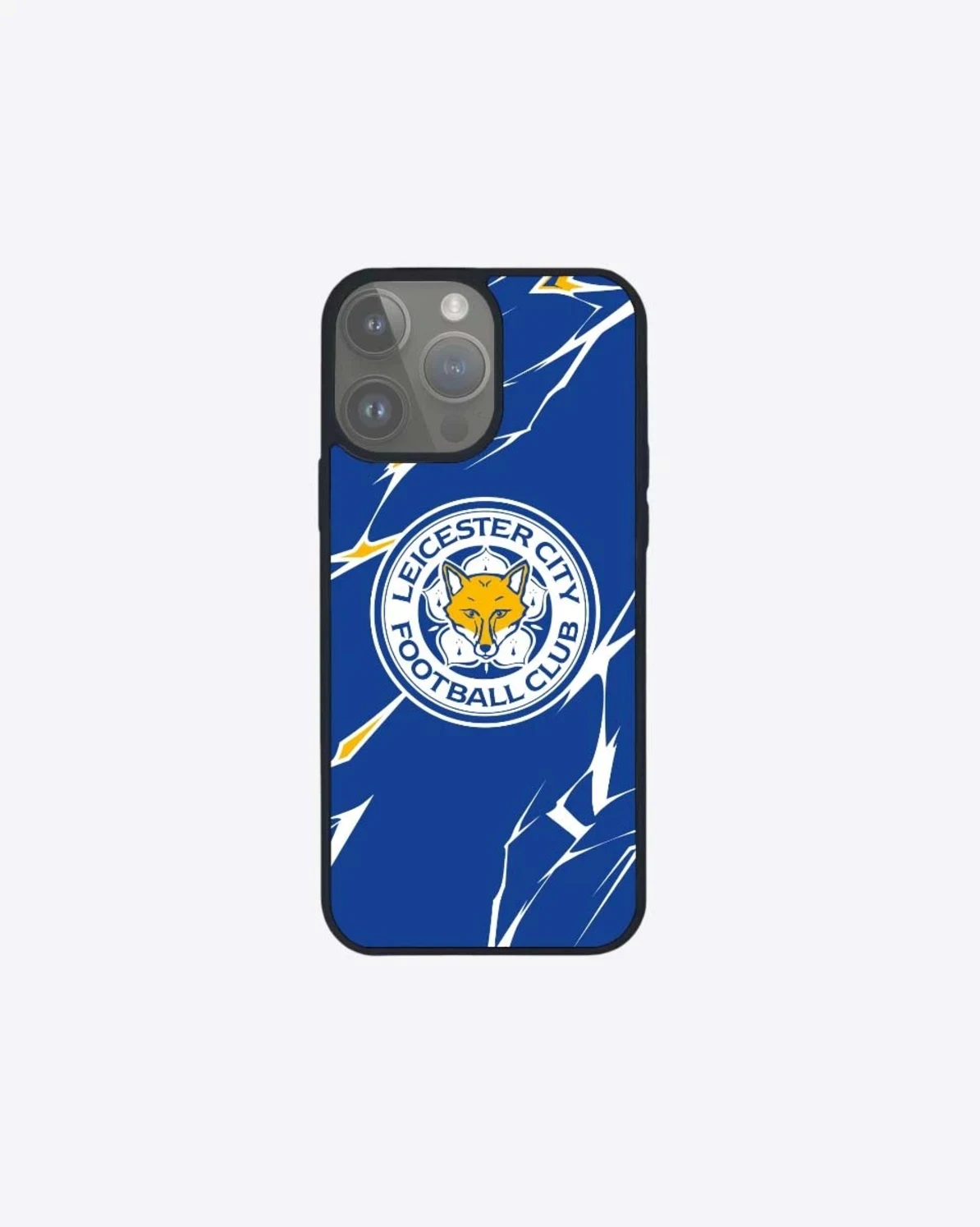 Leicester City Lightning Crest Phone Case - iPhone