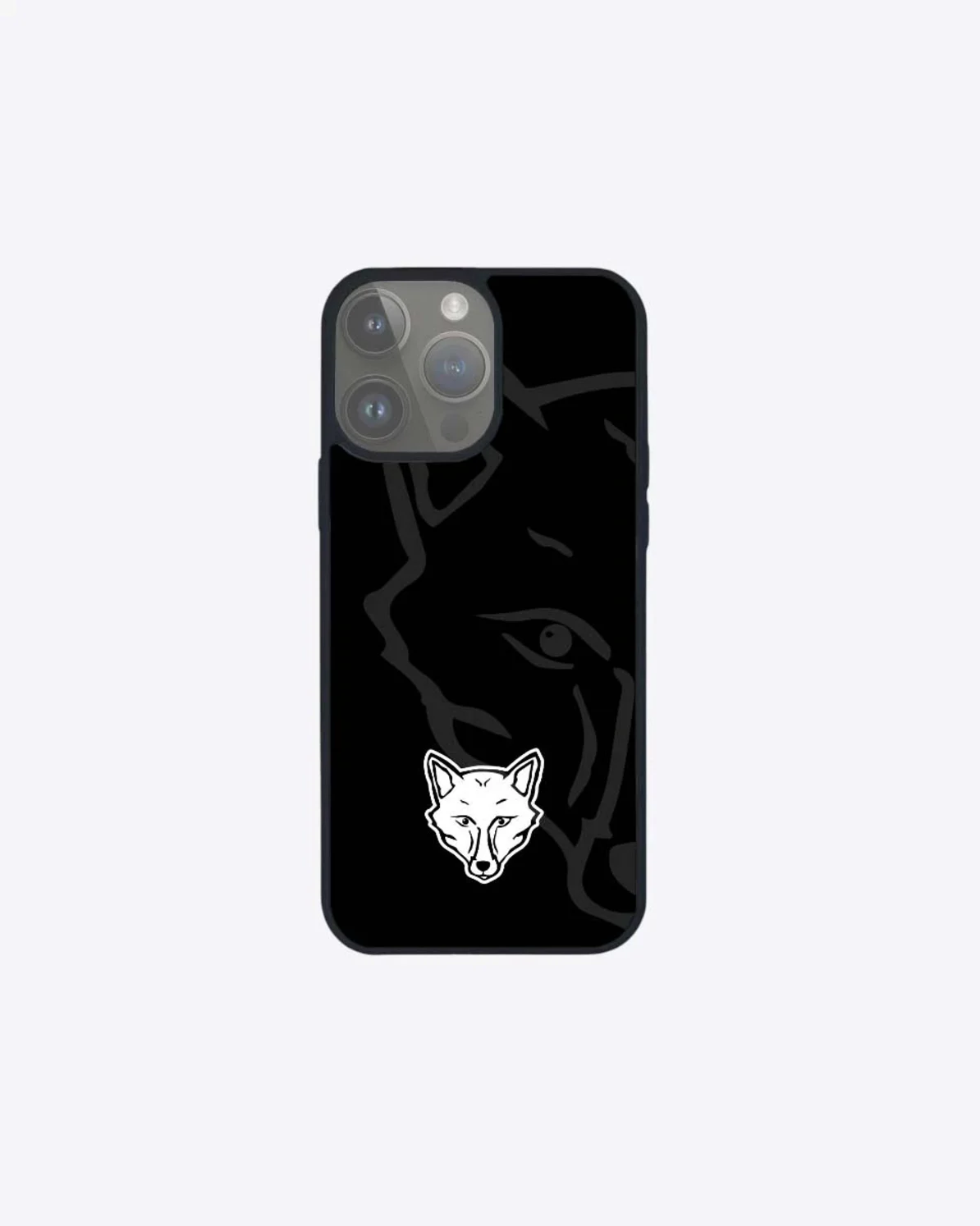 Leicester City Black Tonal Foxhead Phone Case - iPhone