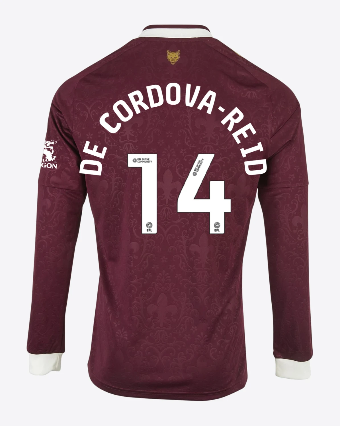 Leicester City Men's L/S Away Shirt 2026/27 - Adults - Bobby DE CORDOVA-REID