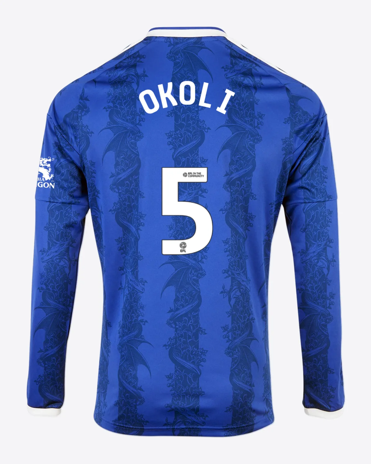Leicester City Men's L/S Home Shirt 2026/27 - Adults - Caleb OKOLI